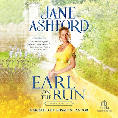 Earl on the Run – omslag til lydbogen af Jane Ashford