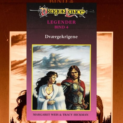 DragonLance Legender #4: Dværgekrigene – omslag til lydbogen af Margaret Weis, Tracy Hickman