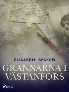 Grannarna i Västanfors – omslag till ljudboken av Elisabeth Beskow