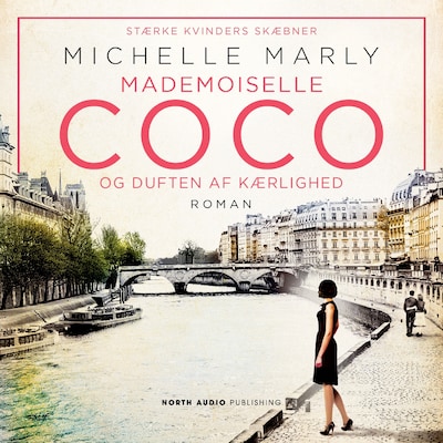Mademoiselle Coco og duften af kærlighed – omslag til lydbogen af Michelle Marly