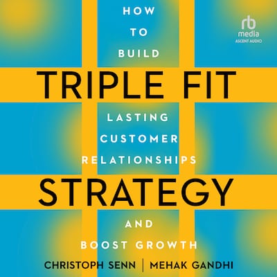 Triple Fit Strategy – omslag til lydbogen af Christoph Senn, Mehak Gandhi