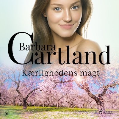 Kærlighedens magt – omslag til lydbogen af Barbara Cartland