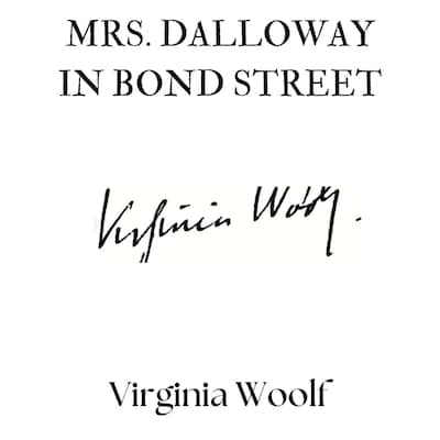 Mrs. Dalloway in Bond Street – omslag til lydbogen af Virginia Woolf
