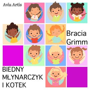 Biedny młynarczyk i kotek – okładka audiobooka, autor Bracia Grimm