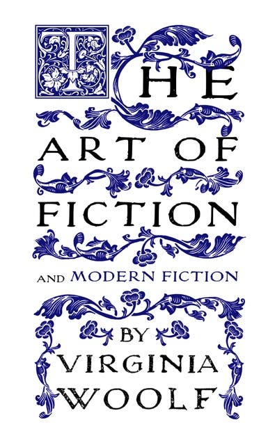 The Art of Fiction: and Modern Fiction – omslag til lydbogen af Virginia Woolf