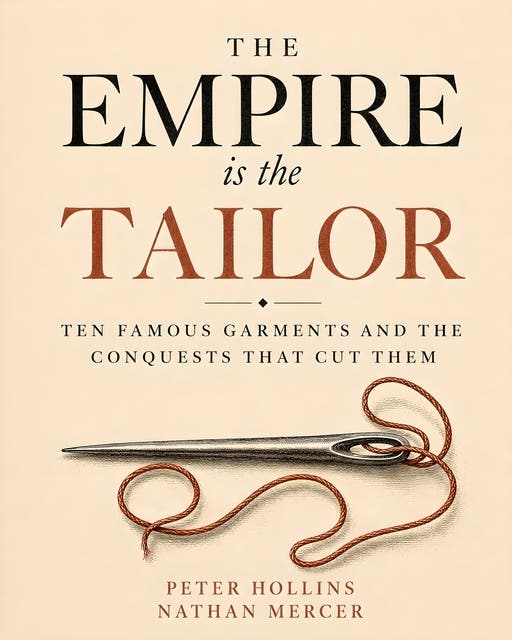 The Empire Is the Tailor: Ten Famous Garments and the Conquests That Cut Them – omslag til lydbogen af Peter Hollins, Nathan Mercer