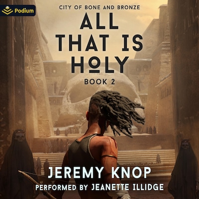 City of Bone and Bronze: An Apocalyptic Epic Fantasy – omslag til lydbogen af Jeremy Knop