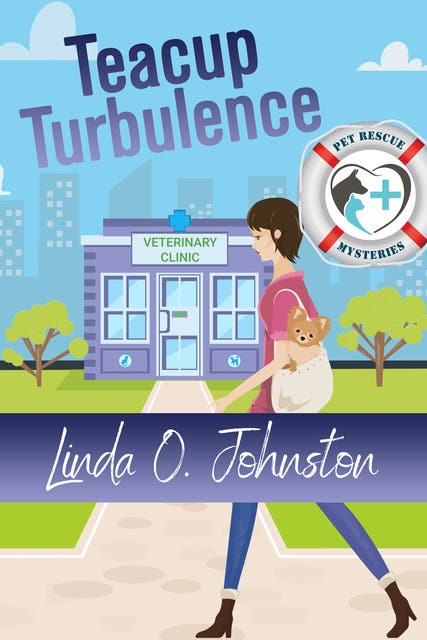 Teacup Turbulence – omslag til lydbogen af Linda O Johnston