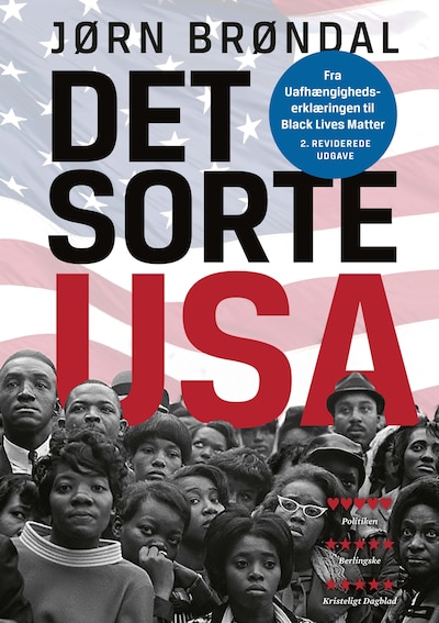Det sorte USA – omslag til lydbogen af Jørn Brøndal