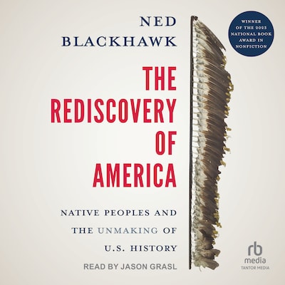 The Rediscovery of America – omslag til lydbogen af Ned Blackhawk