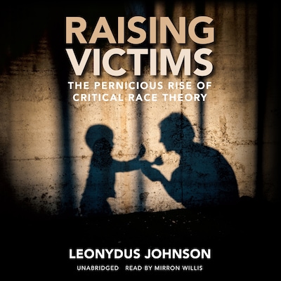 Raising Victims – omslag til lydbogen af Leonydus Johnson