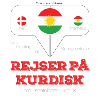 Rejser på kurdisk – omslag til lydbogen af JM Gardner
