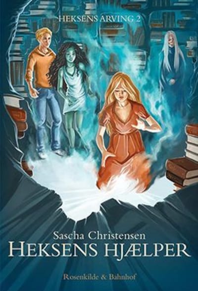 Heksens hjælper – omslag til lydbogen af Sascha Christensen