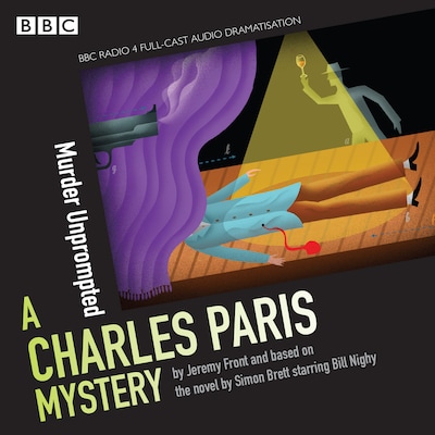 Charles Paris: Murder Unprompted – omslag til lydbogen af Simon Brett, Jeremy Front
