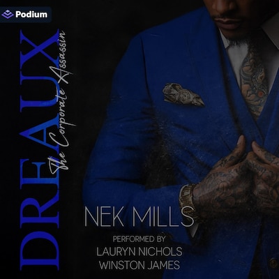 Dreaux: The Corporate Assassin – omslag til lydbogen af Nek Mills