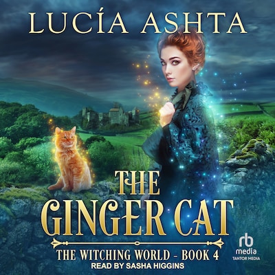 The Ginger Cat – omslag til lydbogen af Lucia Ashta