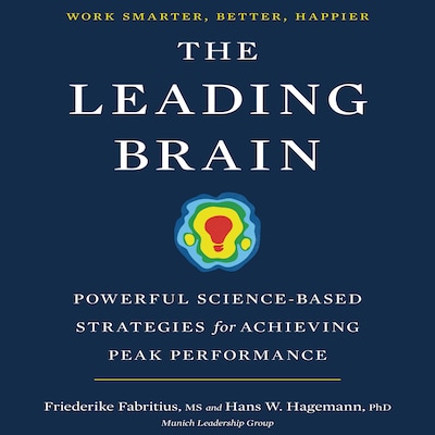The Leading Brain – omslag til lydbogen af Friederike Fabritius, Hans W. Hagemann