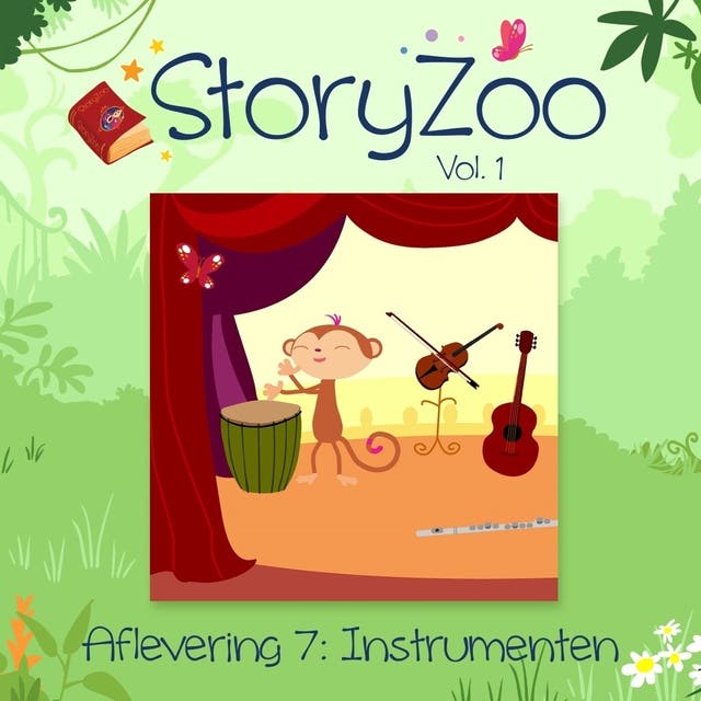 Instrumenten – omslag van het luisterboek van StoryZoo