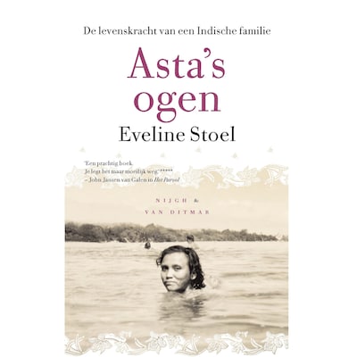Asta's ogen – omslag van het luisterboek van Eveline Stoel