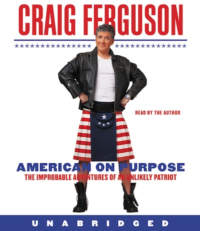 American on Purpose – omslag van het luisterboek van Craig Ferguson