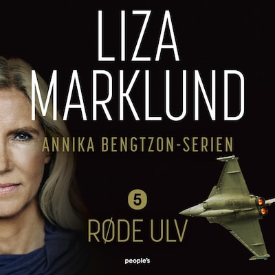 Røde ulv – omslag til lydbogen af Liza Marklund