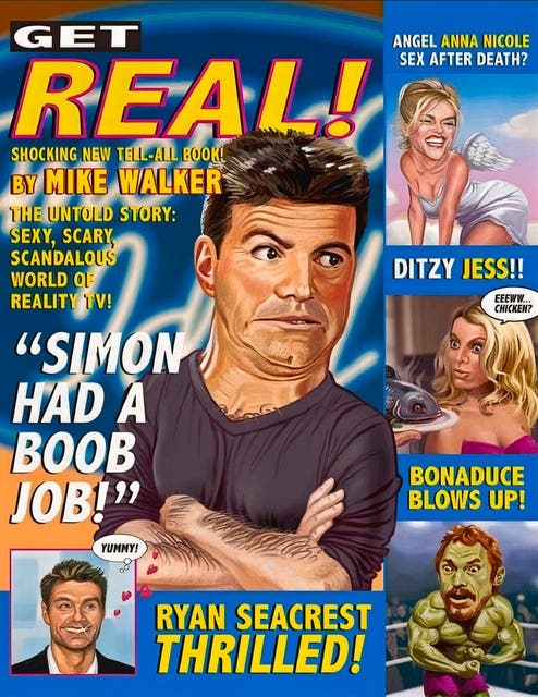 Get Real: The Untold Story: Sexy, Scary, Scandalous World of Reality TV! – omslag til lydbogen af Mike Walker