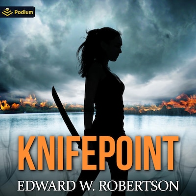 Knifepoint – omslag til lydbogen af Edward W. Robertson