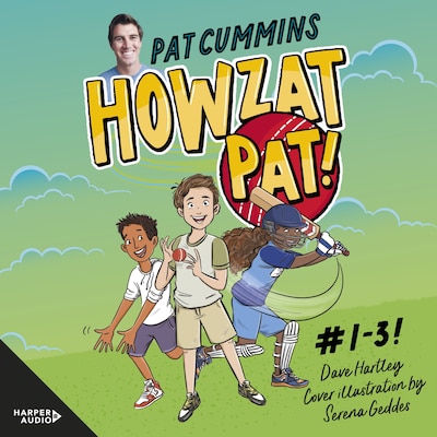 Howzat Pat Collection, Books 1-3 – omslag til lydbogen af Pat Cummins, Dave Hartley