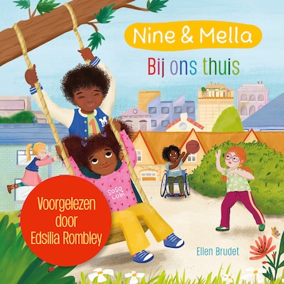 Bij ons thuis – omslag van het luisterboek van Ellen Brudet