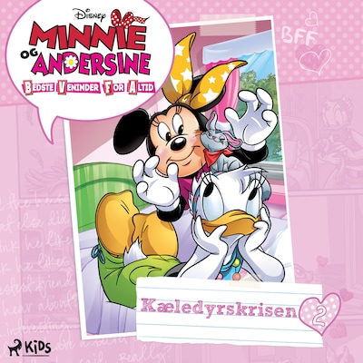 Minnie og Andersine (2) - Kæledyrskrisen – omslag til lydbogen af Disney