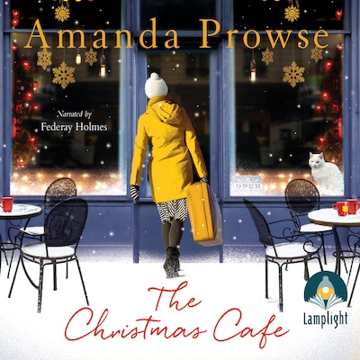 The Christmas Café – omslag til lydbogen af Amanda Prowse