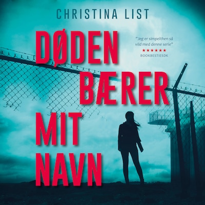 Døden bærer mit navn – omslag til lydbogen af Christina List