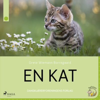 En kat – omslag til lydbogen af Grete Wiemann Borregaard