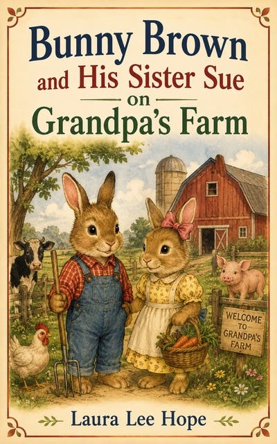 Bunny Brown and His Sister Sue on Grandpa's Farm – omslag til lydbogen af Laura Lee Hope