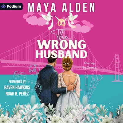 The Wrong Husband – omslag til lydbogen af Maya Alden