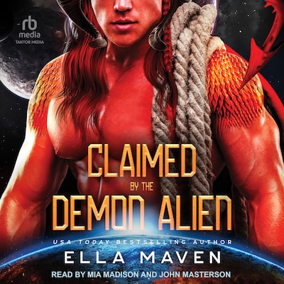 Claimed By the Demon Alien – omslag til lydbogen af Ella Maven