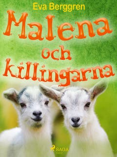 Malena och killingarna – omslag till ljudboken av Eva Berggren