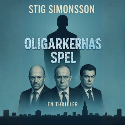 Oligarkernas Spel – omslag till ljudboken av Stig Simonsson