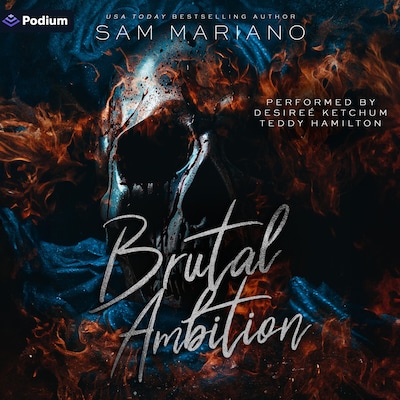 Brutal Ambition – omslag til lydbogen af Sam Mariano