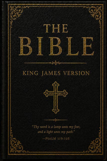 The Bible – omslag til lydbogen af King James
