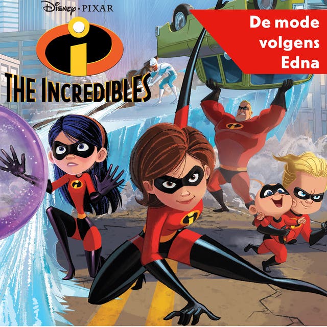The Incredibles - De mode volgens Edna – omslag van het luisterboek van Disney Pixar