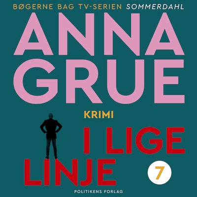 I lige linje – omslag til lydbogen af Anna Grue