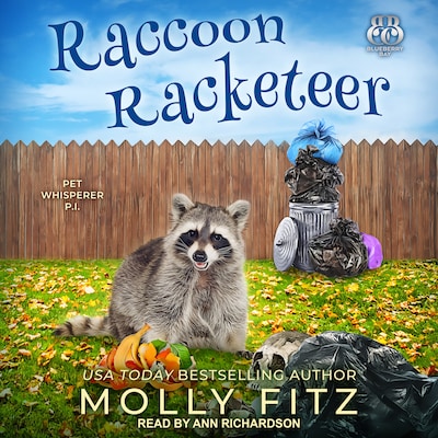 Raccoon Racketeer – omslag til lydbogen af Molly Fitz