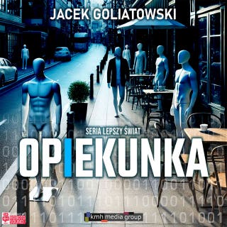 Opiekunka – okładka audiobooka, autor Jacek Goliatowski