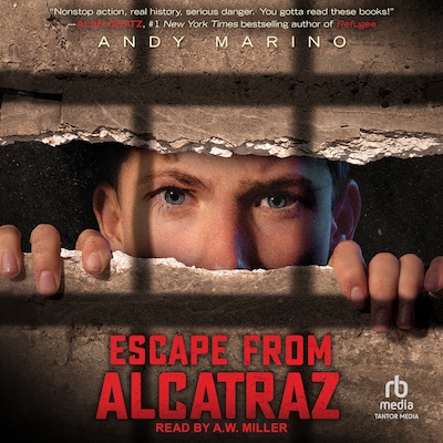 Escape From Alcatraz – omslag til lydbogen af Andy Marino