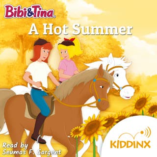 Bibi and Tina, A Hot Summer – omslag till ljudboken av Stephan Gürtler