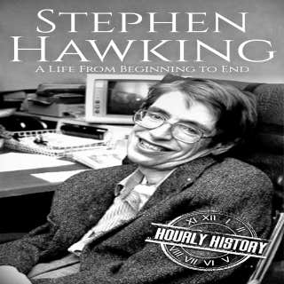 Stephen Hawking: A Life from Beginning to End – omslag till ljudboken av Hourly History
