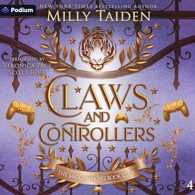 Claws and Controllers – omslag til lydbogen af Milly Taiden