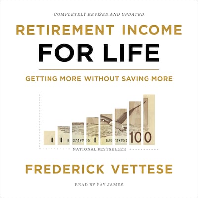 Retirement Income for Life – omslag van het luisterboek van Frederick Vettese