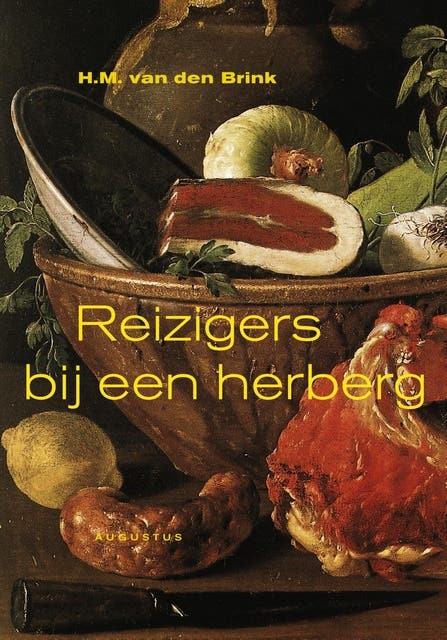 Reizigers bij een herberg – omslag van het luisterboek van H.M. van den Brink
